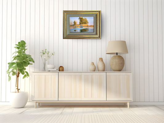 Canvas Print, Waterfowl Canvas Print, Rustic Wildlife Wall Decor - Indian Summer