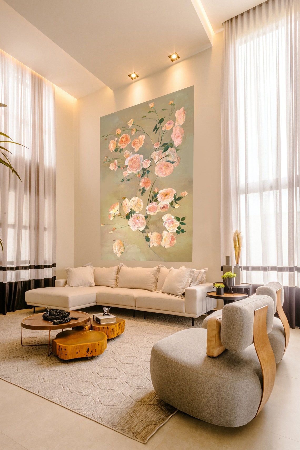 English Roses Luxury Fine Art Wall Mural Grand Format Print