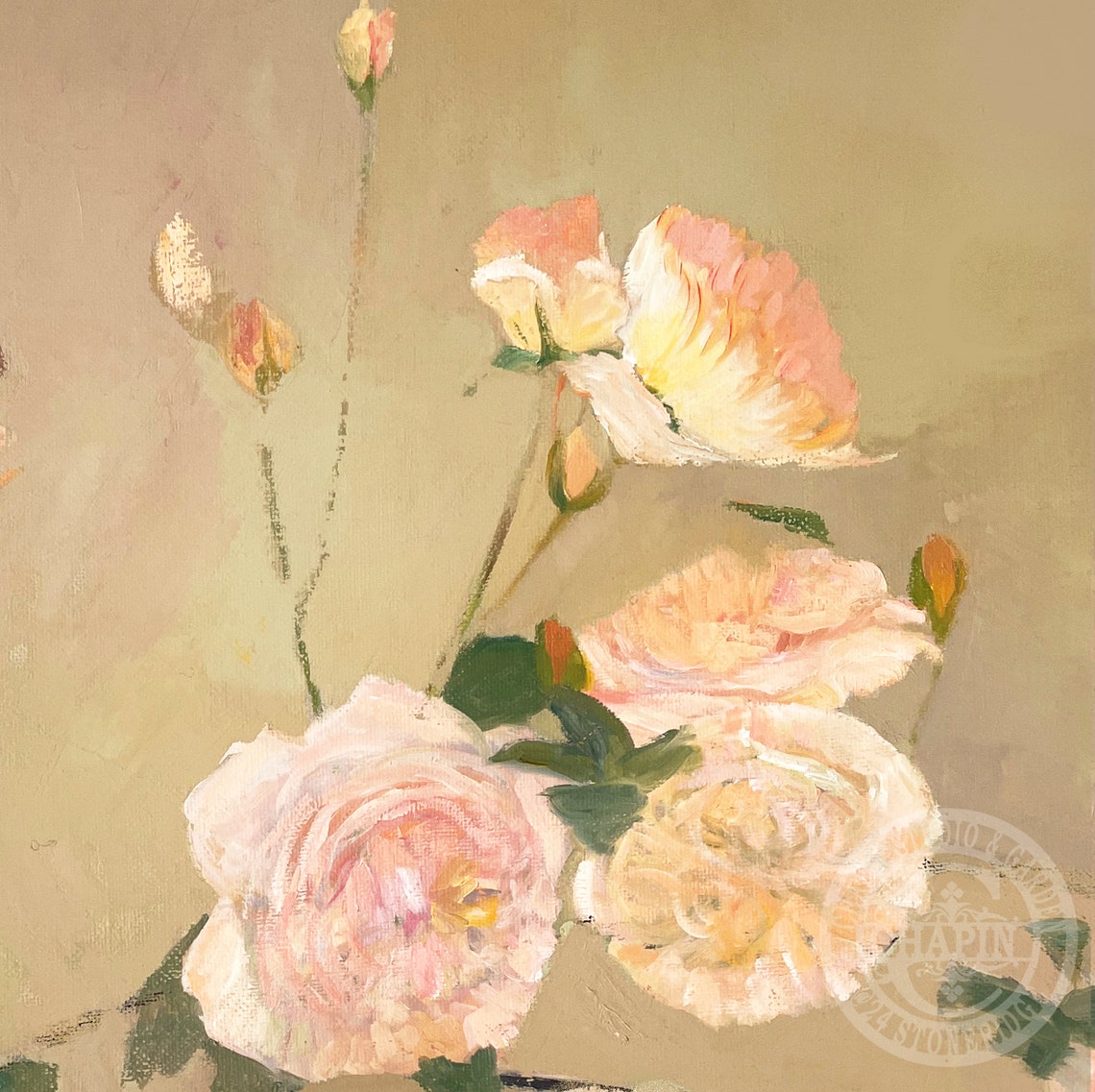 English Roses Luxury Fine Art Wall Mural Grand Format Print
