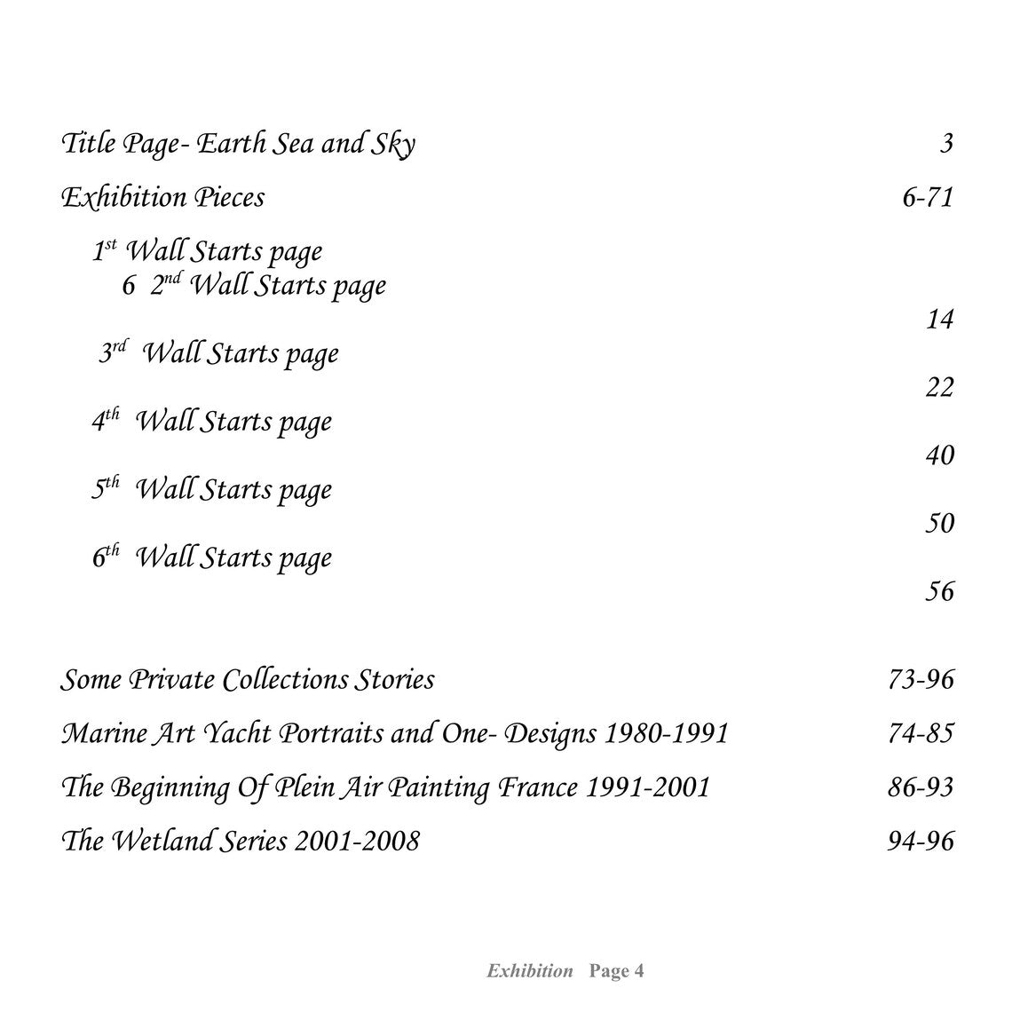 Earth Sea Sky Art Book, Deborah Chapin Paintings, Exhibition Catalog