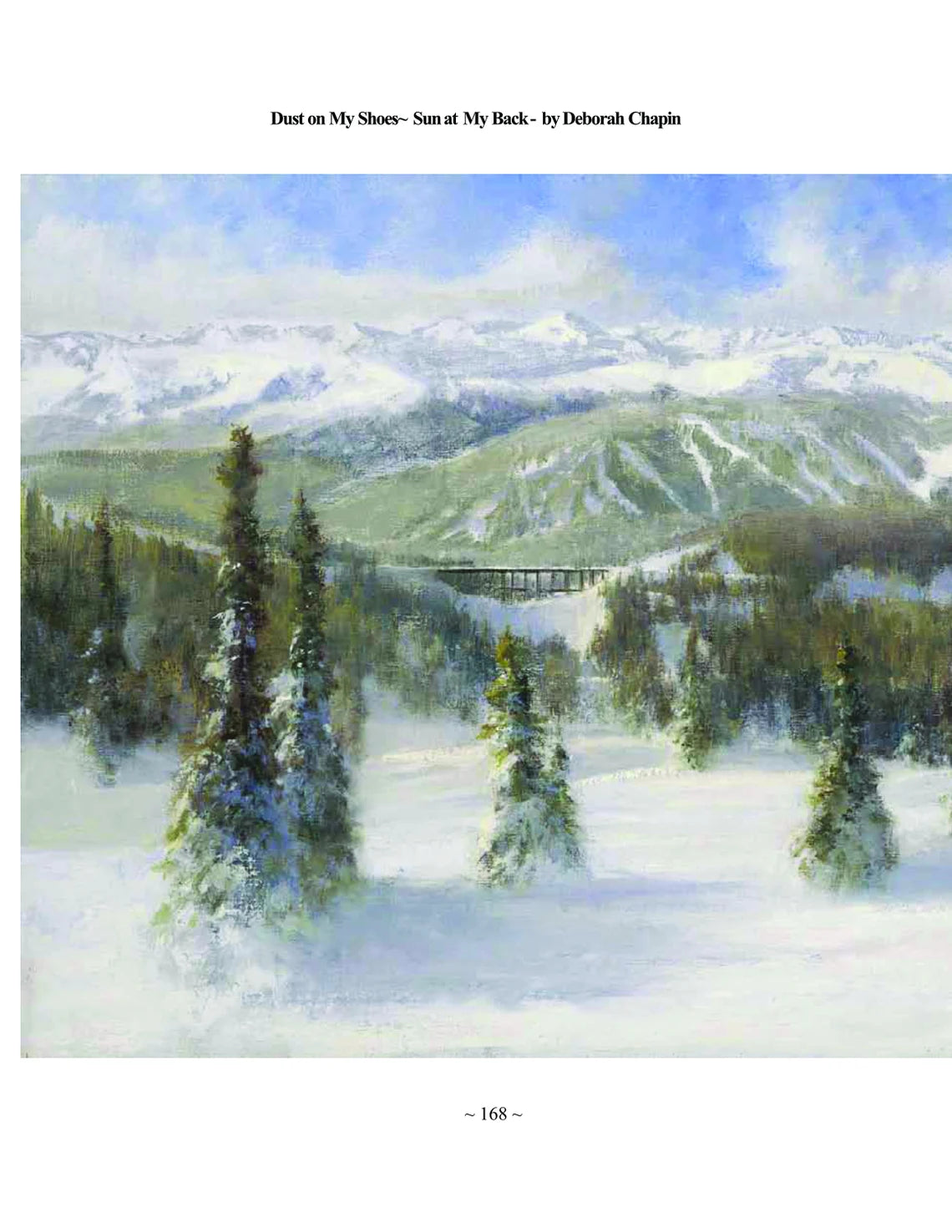 Plein Air Landscape Art Book, "Dust on My Shoes"  by Deborah Chapin