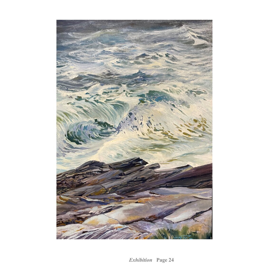 Earth Sea Sky Art Book, Deborah Chapin Paintings, Exhibition Catalog