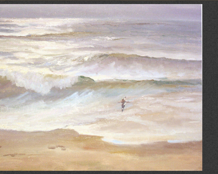 Morning Surf, Luxury Fine Art Wall Mural, Grand Format Print