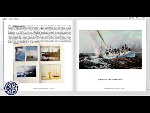 Earth Sea Sky Art Book, Deborah Chapin Paintings, Exhibition Catalog